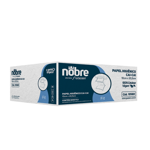 PAPEL HIGIÊNICO CAI CAI C/8000 FOLHAS - NOBRE