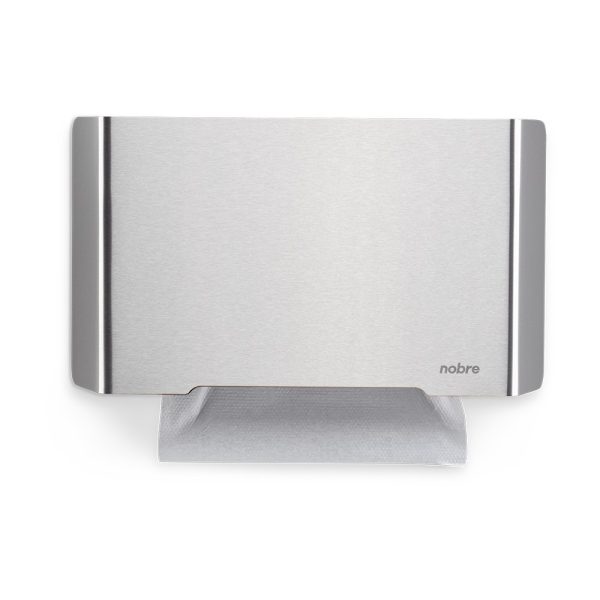 DISPENSER PAPEL TOALHA FRENTE INOX - NOBRE