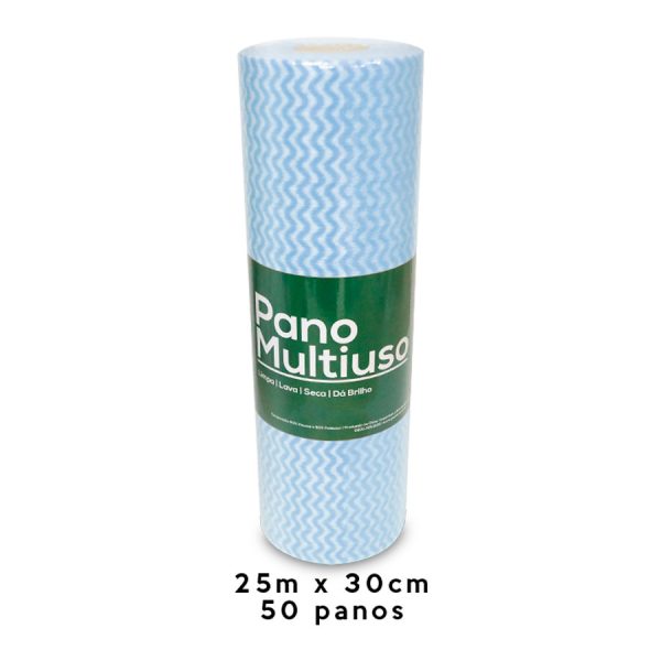 PANO MULTIUSO SLIM COM 50 PANOS AZUL - NOBRE