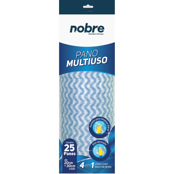 PANO MULTIUSO SLIM COM 25 PANOS - NOBRE