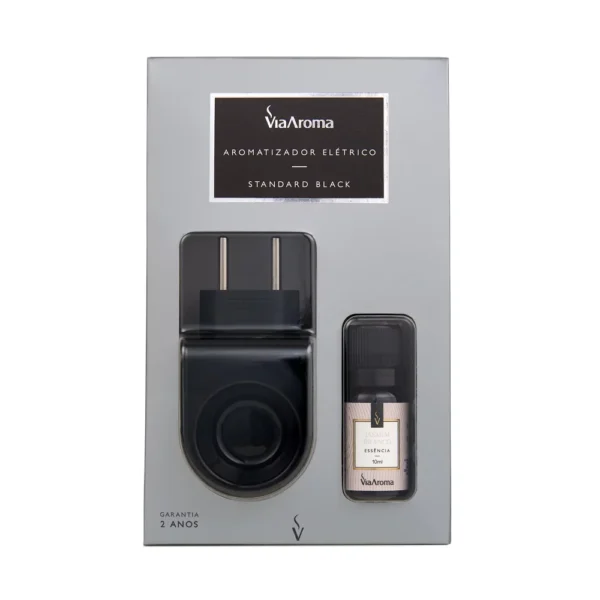 Aromatizador Standard Black com Essência Jasmim Branco 10ml